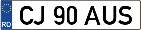 Truck License Plate